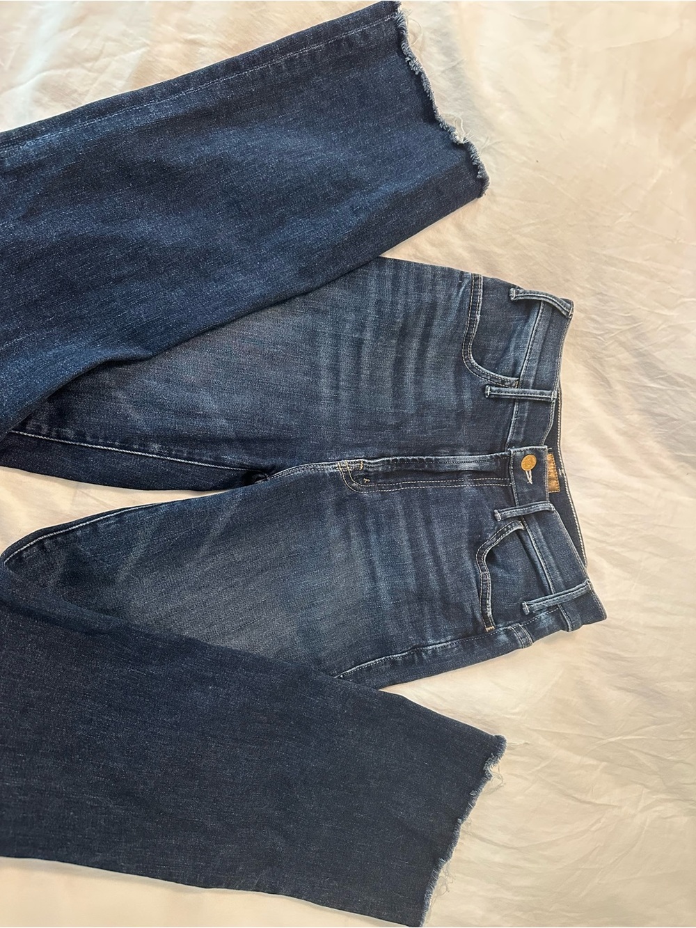 MOTHER Jeans Ankle Fray